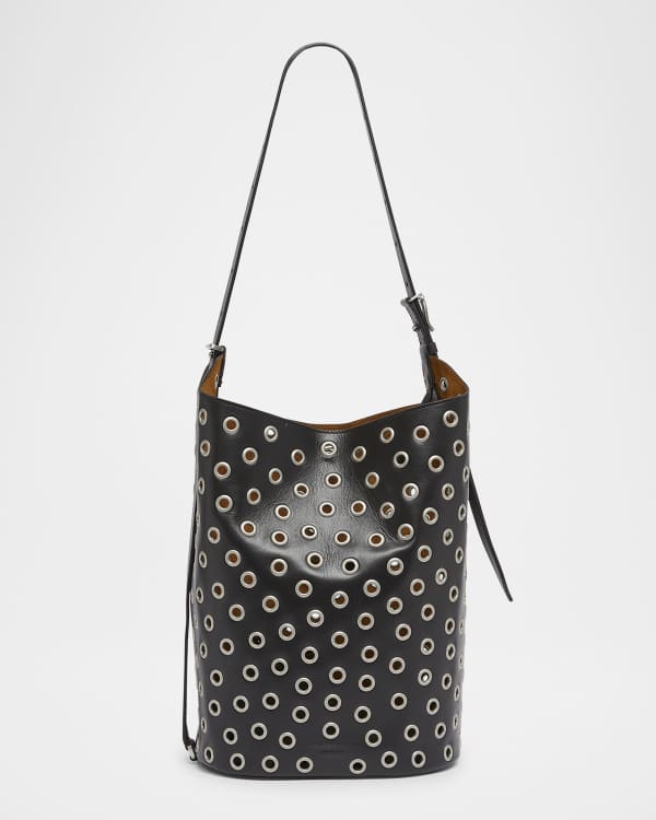 シック ☆ THE ROW ザ・ロウ Belvedere leather bucket bag 黒 Belvedere leather bucket bag in black - The Row | Mytheresa