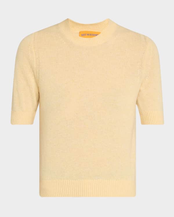 MAJE 売れ筋商品|||マージュ Tシャツ トップス レディース T-shirts Orange T-shirt with logo jewel detail Yellow / Orange for Women | Maje