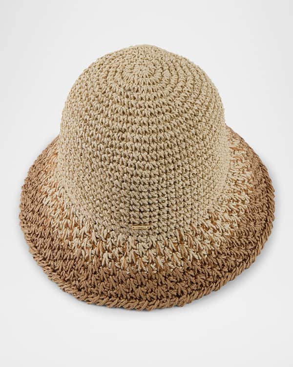 Sensi Studio Cordovan Straw Large Brim Hat With Shells Sensi Studio Cordovan Straw Large Brim Hat With Shells