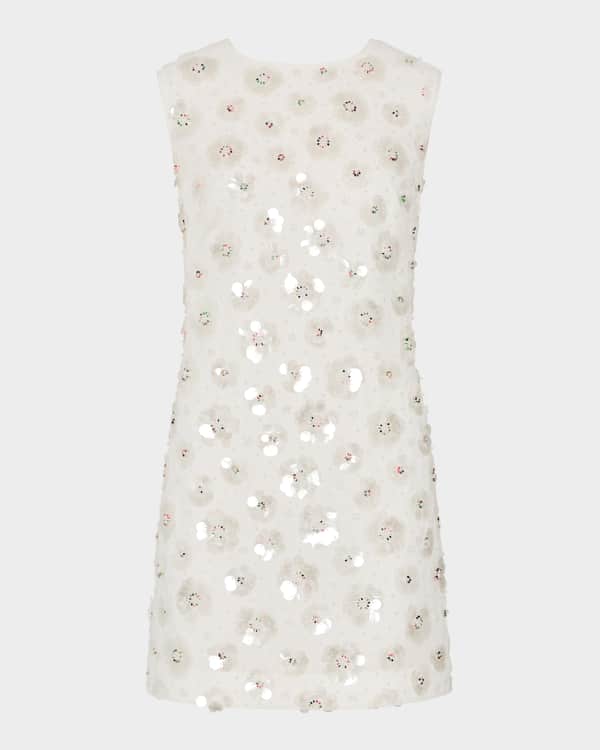 Milly Colette Dotted Sequin Mini Dress | Neiman Marcus