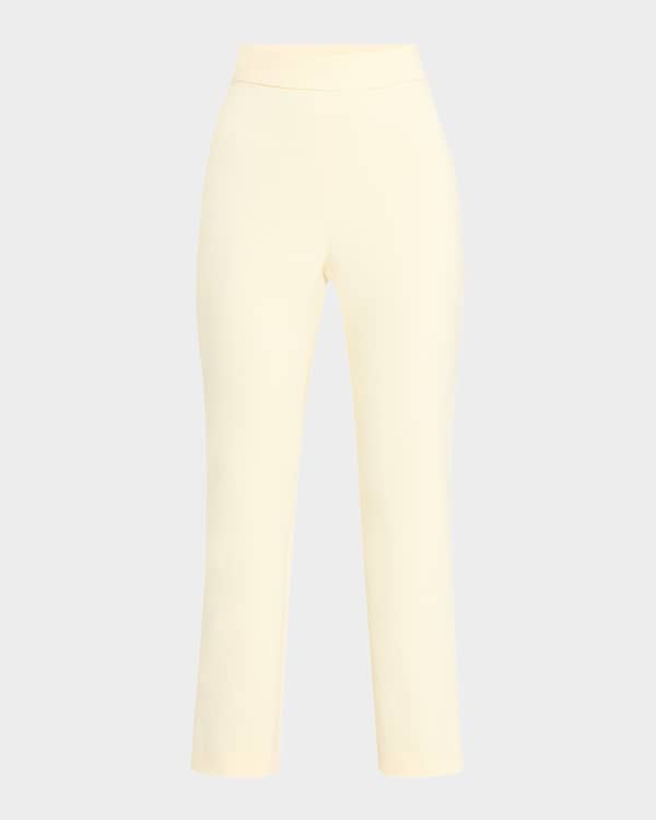 Toteme Zip-Cuff Viscose Leggings | Neiman Marcus
