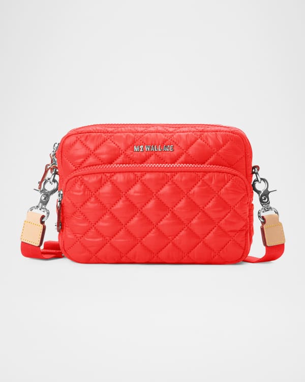 【MCM】 Big O Mini Studded Monogram Crossbody Bag Mcm Big O Mini Studded Monogram Crossbody Bag In Cognac