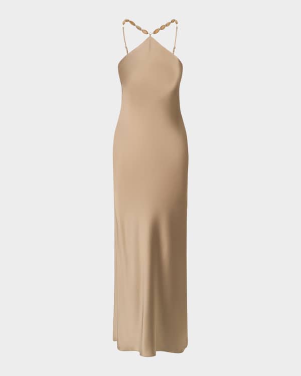 STAUD Phara Silk Midi Dress | Neiman Marcus
