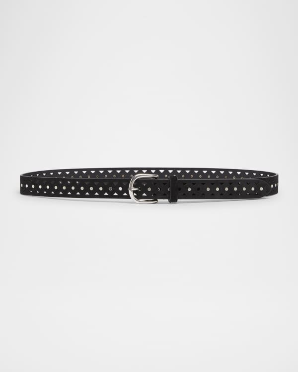 Brunello Cucinelli Braided Nappa Leather Belt with D-Ring