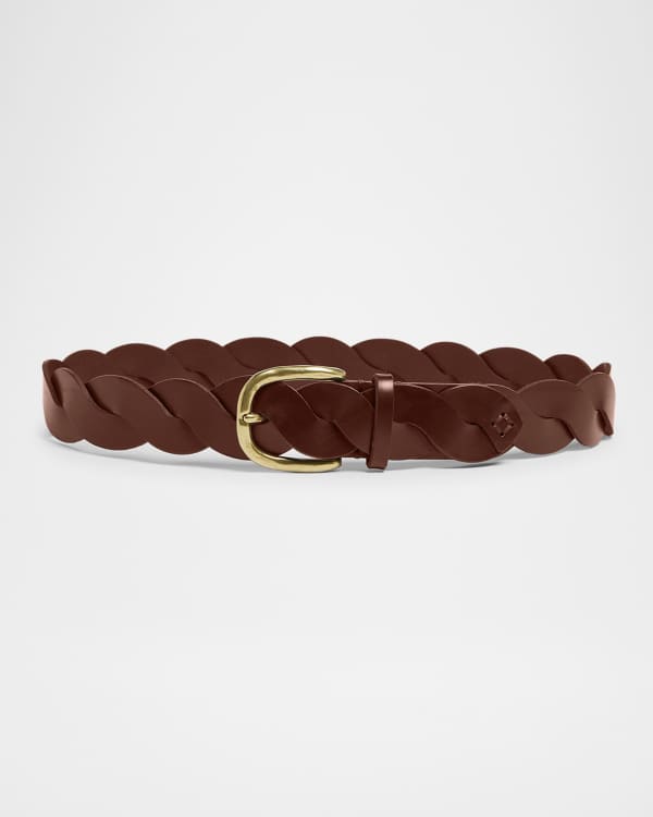 Isabel Marant Lota Circular Leather Belt | Neiman Marcus