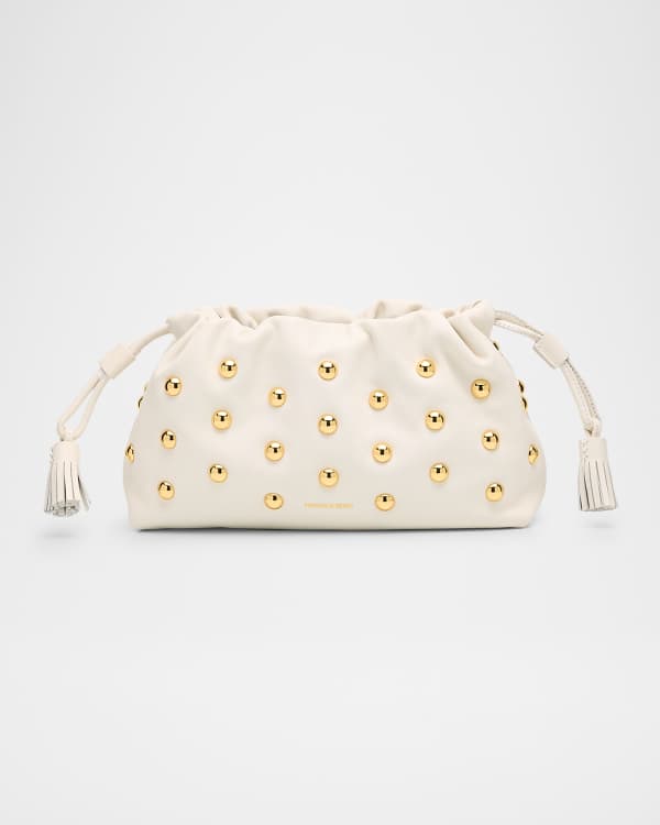[Nanushka] Mini Anja Ruched Faux Leather Bag アンジャバッグ Nanushka Anja Ruched Shiny Faux-Leather Shoulder Bag