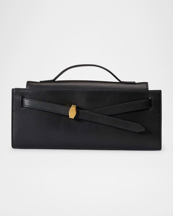 Dash Leather & Canvas Long Clutch Bag