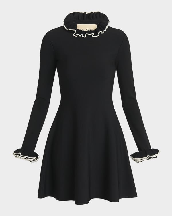Valentino Garavani Mini Dress with Flower Strap Details