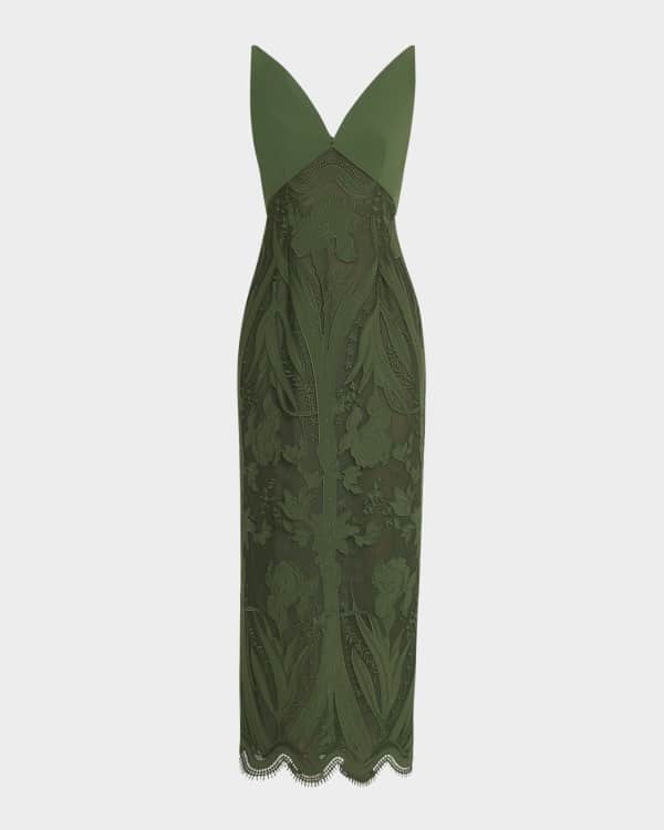 16ARLINGTON Mira Sequin Embroidered Knit Maxi Dress | Neiman