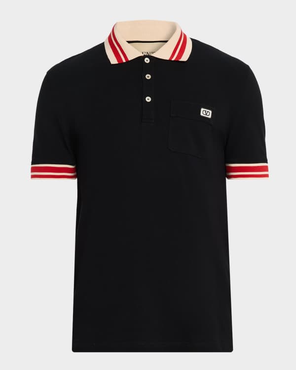 Marni Men's Openwork Polo Shirt | Neiman Marcus