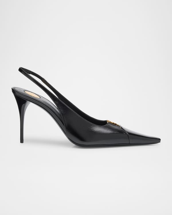 THE ROW Napa Leather Slingback Pumps | Neiman Marcus