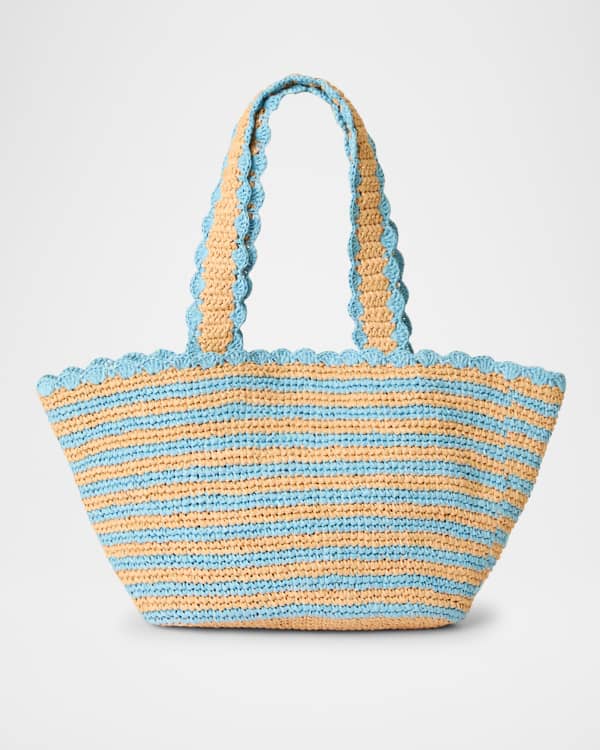 【BTB Los Angeles】LA発 Posey パール ストロー トートバッグ Btb Los Angeles Posey Pearl Straw Tote Bag at CoolSprings