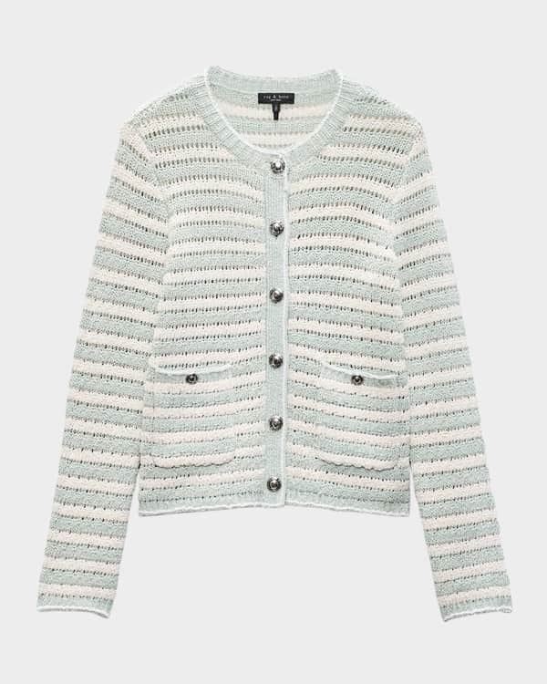 【関税込み】LISA YANG オフホワイト Annalike カーディガン Lisa Yang Annalike Double-Breasted Cashmere Cardigan