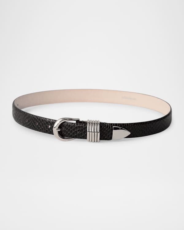 DEHANCHE Hollyhock レザーベルト DÉHANCHE Hollyhock leather belt | NET-A-PORTER