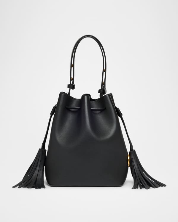 Miu Miu Matelasse Leather Drawstring Bucket Bag | Neiman Marcus