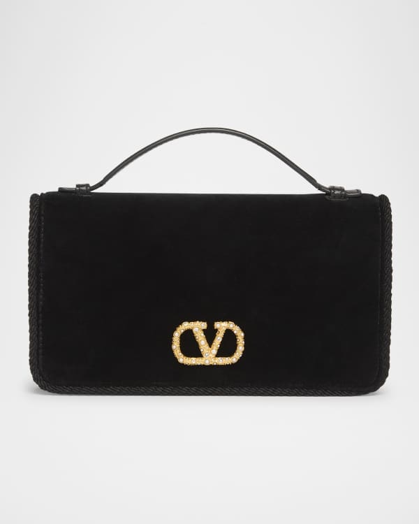 VALENTINOのショルダーバック♪★ ONE STUD CLUTCH★ Valentino Garavani One Stud Metallic Napa Clutch Bag