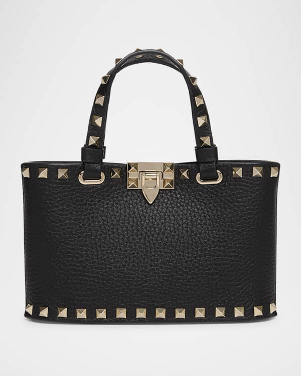 Givenchy Voyou Mini North-South Tote Bag in Metallic Leather