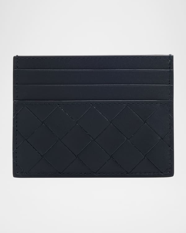 Bottega Veneta Men's Intrecciato Leather Card Case | Neiman Marcus