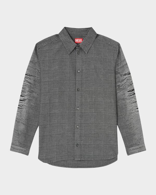 Dsquared2 Men's Classic Denim Western Shirt | Neiman Marcus
