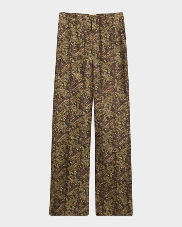 【louren】flower jacquard half pants Puvis Floral Jacquard Drawstring Pant | Mandarin/Lilac