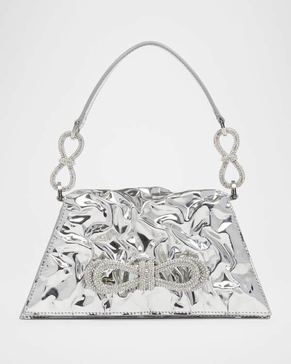 トートバッグ MACH & MACH Pastel light-blue satin small Cadeau handbag a0bee4ea1e1de233c28cdcb0d31b67