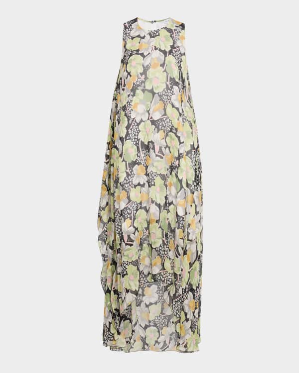 【送料&関税込】Loewe Knit-print Long Dress Loewe x Paula Ibiza Knit Rope Print Maxi Dress | Neiman Marcus