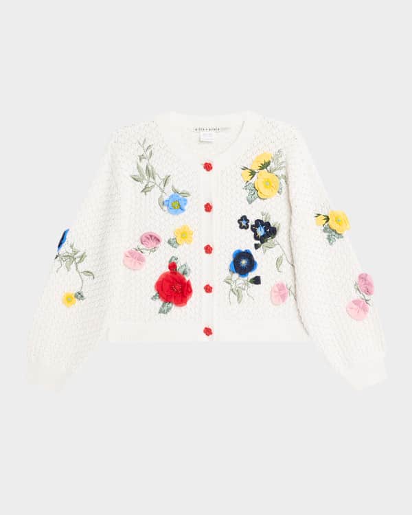 Alice + Olivia Kitty Frame Stace Cardigan | Neiman Marcus
