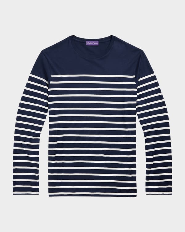 Tシャツ・カットソー CONTRAST BAND T-SHIRT Lacoste Men's Contrast Band T-Shirt | Neiman Marcus