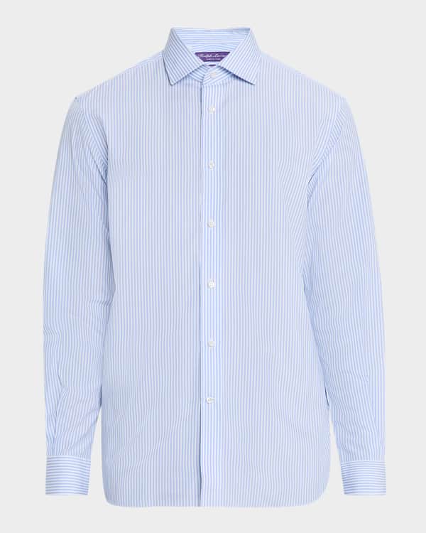 Ralph Lauren Purple Label Men's Textured Linen-Blend Camp Ralph Lauren Purple Label Men's Textured Linen-Blend Camp