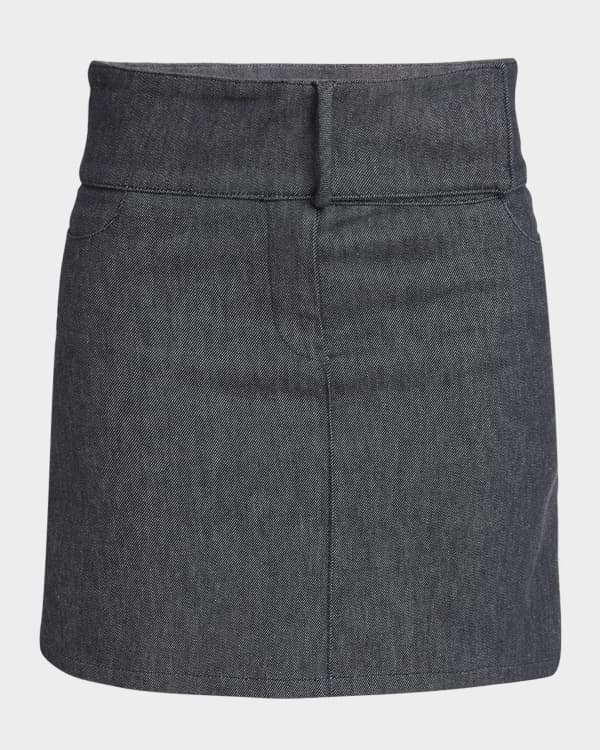 VIP【送料関税込】GIVENCHY DENIM MINI SKIRT Givenchy Denim Mini Skirt with Chain Details | Neiman Marcus