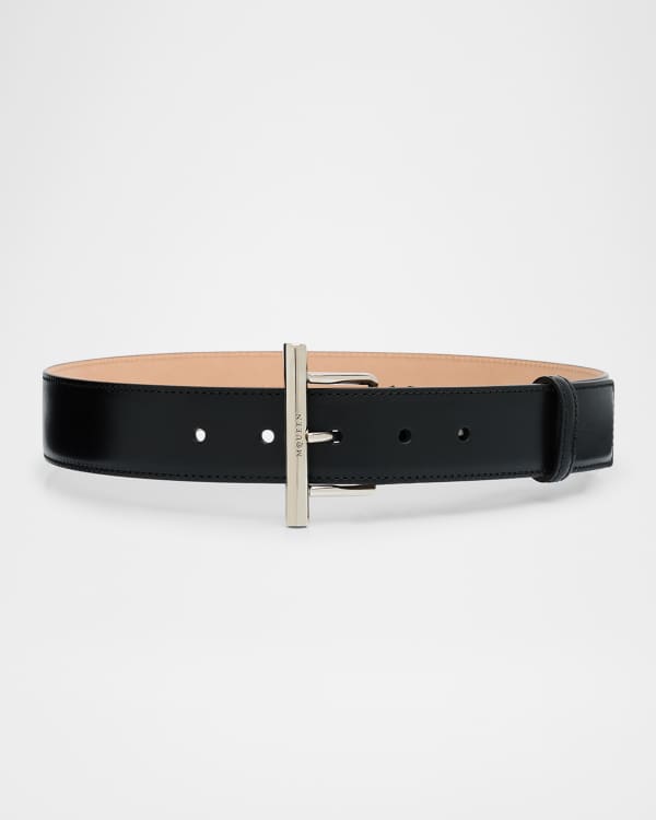 ベルト Alexander Mcqueen st leather thin double belt MCQUEEN Double-strap leather waist belt | NET-A-PORTER