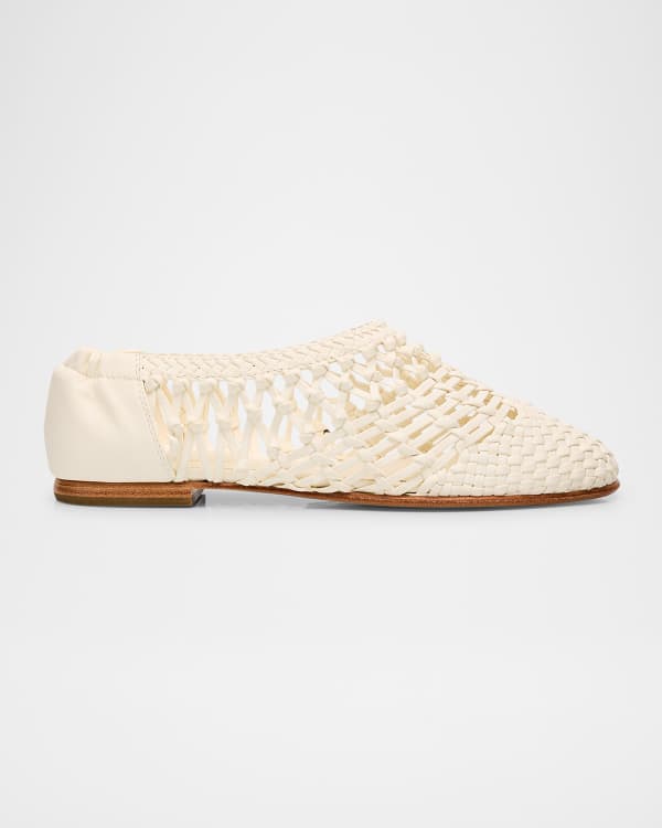Cult Gaia Chaya Crystal Flat Slide Sandals | Neiman Marcus