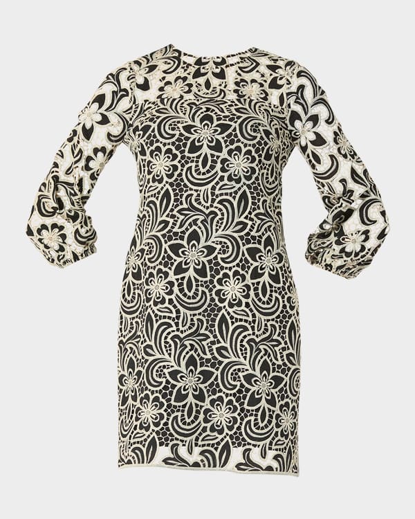 [DIANE VON FURSTENBERG]ミニワンピース スパンコール付き Diane von Furstenberg Julian Chain-Print Mini Wrap Dress