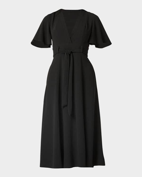 Molly Abstract Flutter Sleeve Dress Molly Abstract Flutter Sleeve Dress