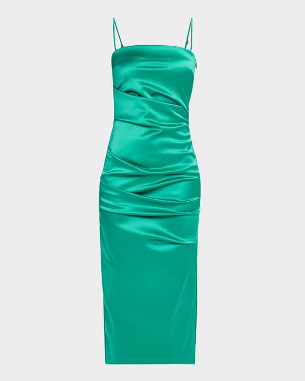 Ellen Strapless Sequin Midi Dress