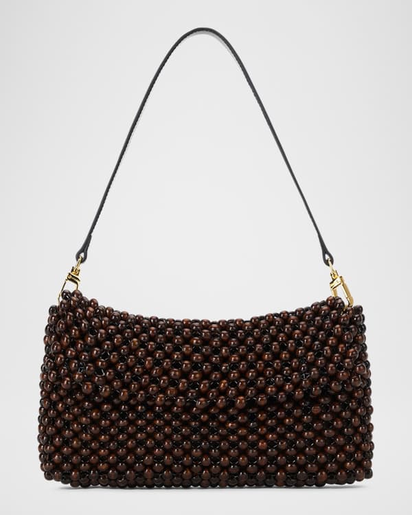 Brandon Blackwood Luna Zip Leather Shoulder Bag | Neiman Marcus