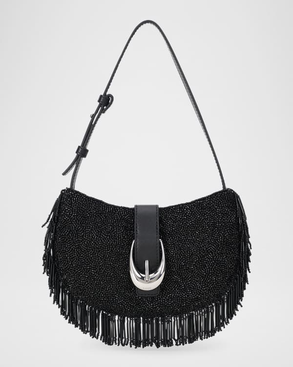 STAUD ルイサ ヘルトルフ トラウサ 5616278093 BLACK Staud Penny Crystal Bag in Rhinestone & Black | FWRD