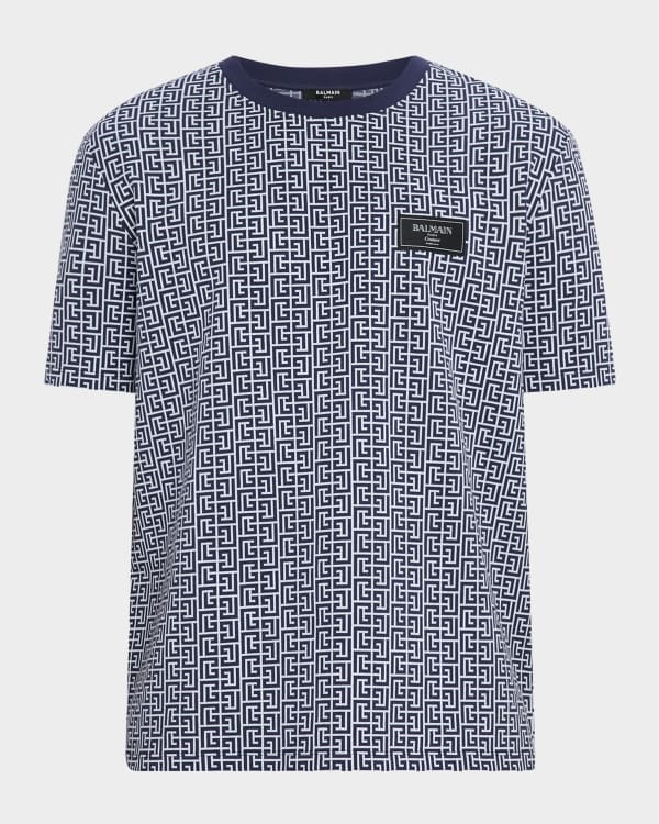 Fendi Men's Velvet 3D FF T-Shirt | Neiman Marcus