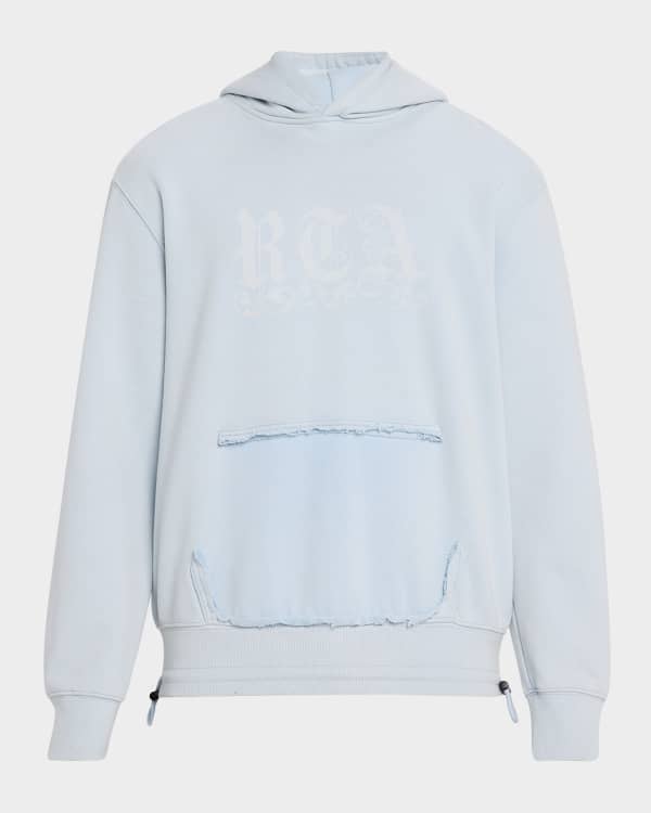 RIVINGTON roi Rebis Men's Gym Bag Printed Zip-Front Hoodie