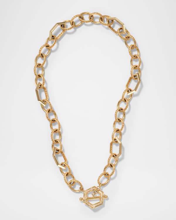 ブラジャー RABANNE XL LINK BRASS CHOKER Gold oversized XL link necklace – Rabanne