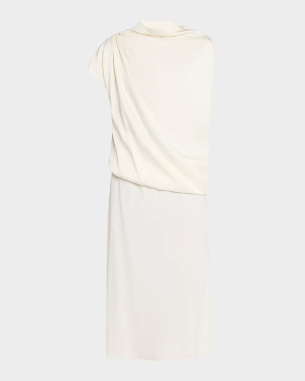 FABIANA FILIPPI Sleeveless Bead-Embellished Organza Midi