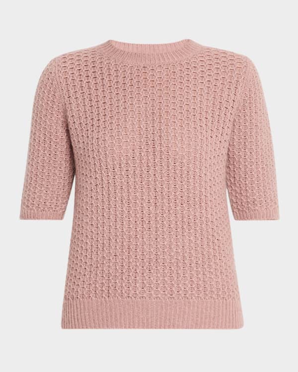 FABIANA FILIPPI Faded Platinum Ombre Raglan-Sleeve Sweater