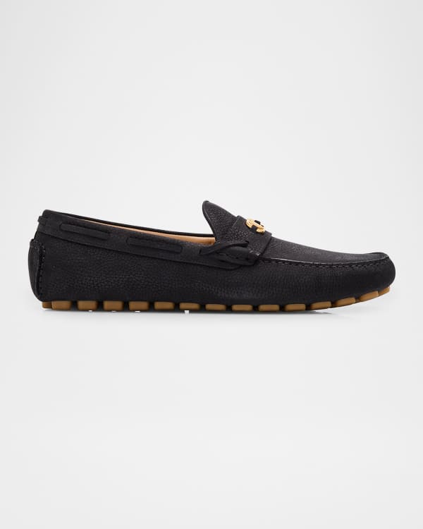 靴 Paula's Ibiza Men's Faro Leather Loafers Loewe x Paula's Ibiza Men's Faro Leather Loafers | Neiman Marcus