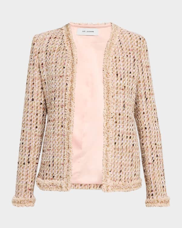 [CITYBREEZE] DOUBLE BUCKLE TWEED JACKET /追跡付 CITYBREEZE]25SS☆DOUBLE BUCKLE TWEED JACKET (citybreeze