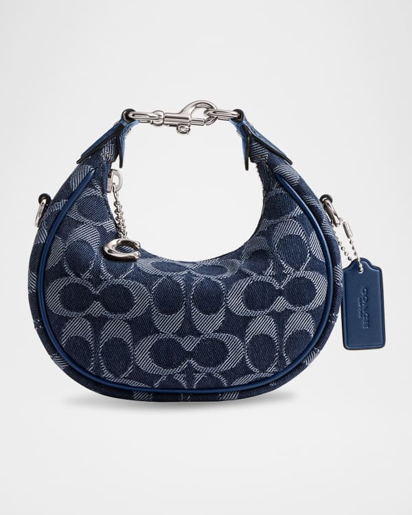 Coach Lip Signature Patent Leather Top-Handle Bag | Neiman
