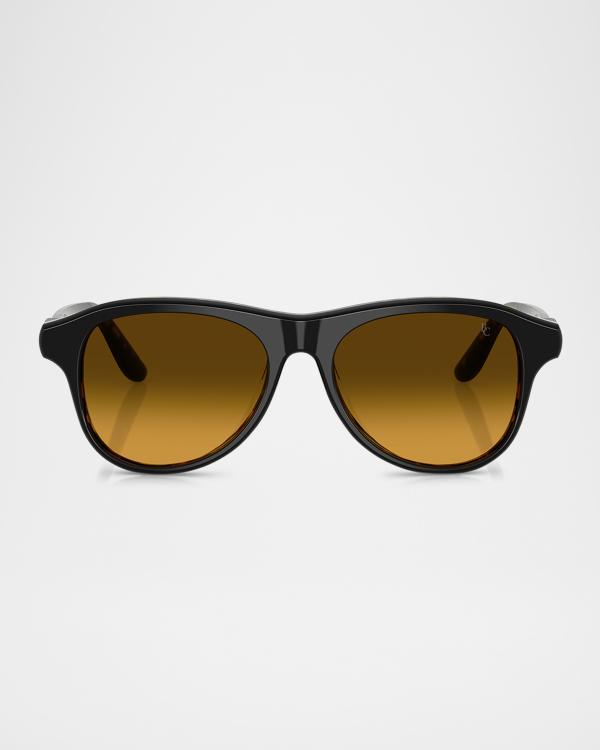 TOM FORD Serena Acetate Aviator Sunglasses | Neiman Marcus display picture 1