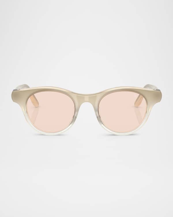 サングラス Jacquemus Oval-Shaped Grey Acetate Sunglasses Jacquemus Les Lunettes Ovalo oval sunglasses Jacquemus