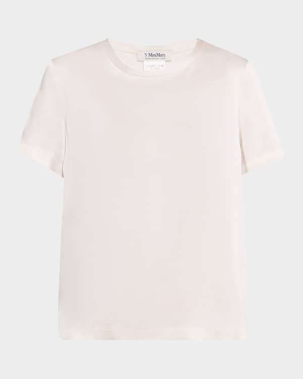 Max Mara Tondo Short-Sleeve T-Shirt | Neiman Marcus