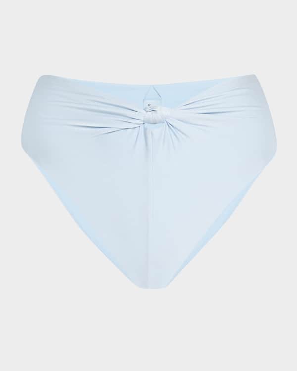 Snake Mesh Illusion Bikini Swim Bottom