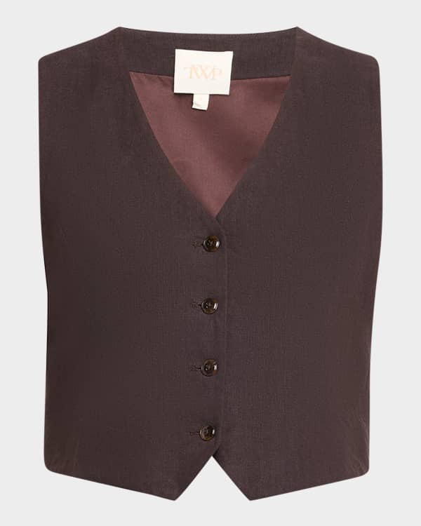 WIRROW Linen silk knit vest リネンシルクニットベスト